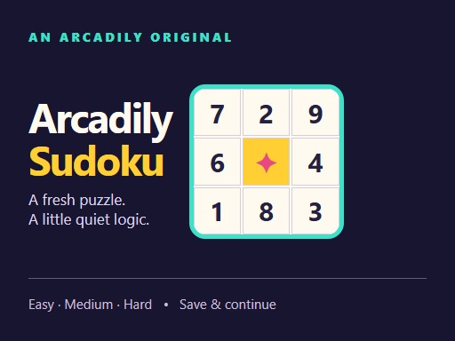 Arcadily Sudoku